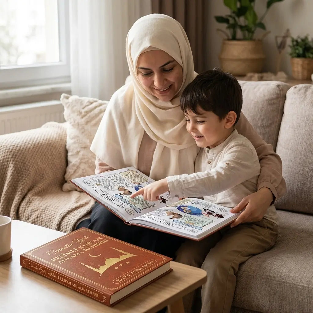 Çocuğunuzu, her gün Kur’an okuma kavgası yaşamadan Allah’a yaklaştırır